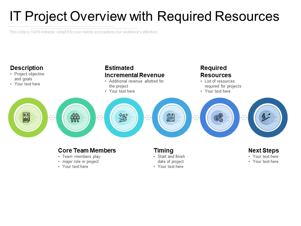 IT Project Overview With Required Resources Ppt PowerPoint Presentation Gallery Model PDF