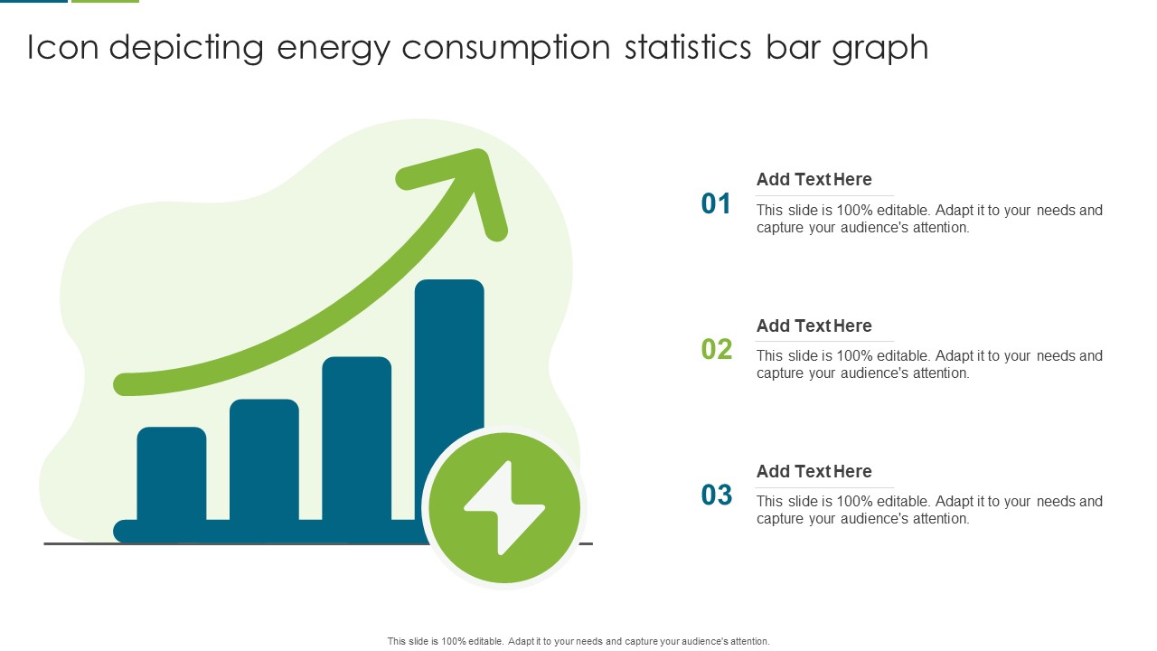 Icon Depicting Energy Consumption Statistics Bar Graph Sample PDF