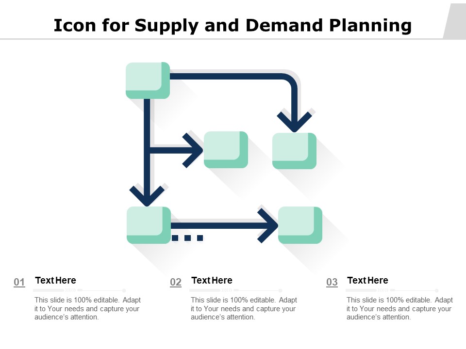 Icon For Supply And Demand Planning Ppt PowerPoint Presentation Infographic Template Example Introduction PDF