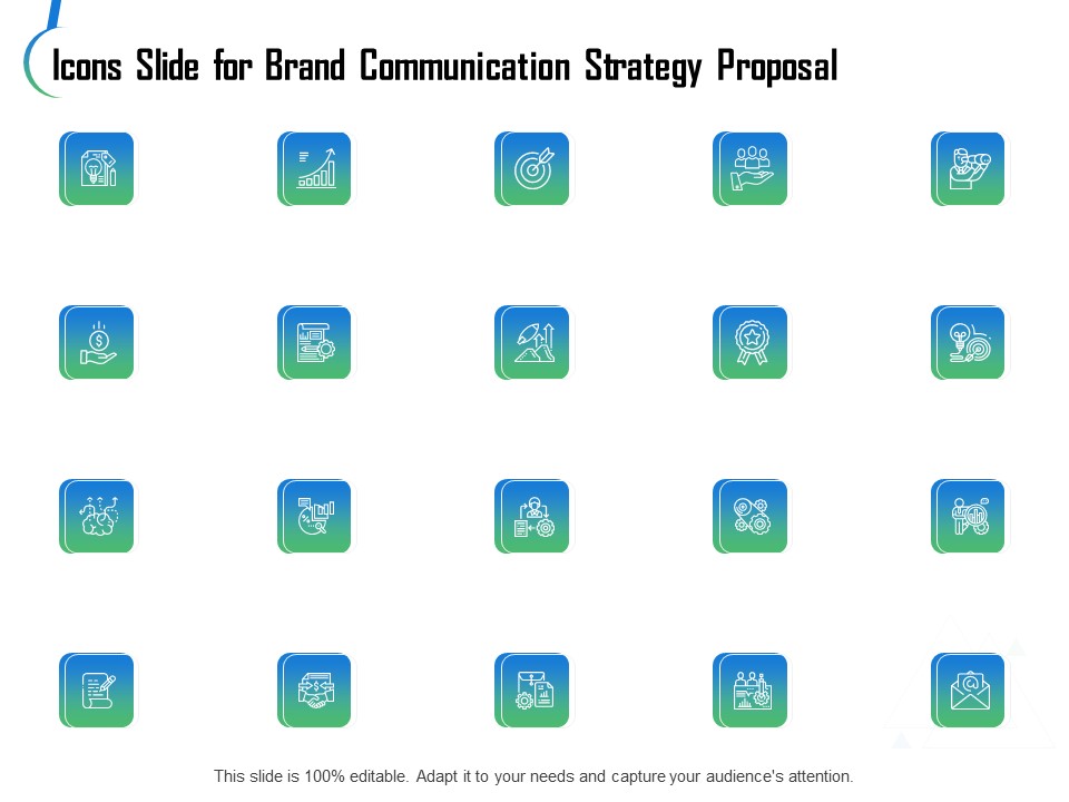 Icons Slide For Brand Communication Strategy Proposal Ppt Slides Backgrounds PDF