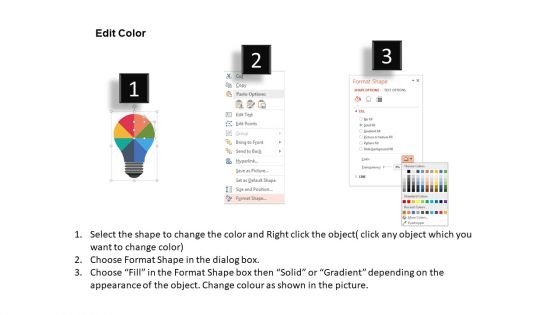 Idea Bulb With Eight Icons Powerpoint Templates