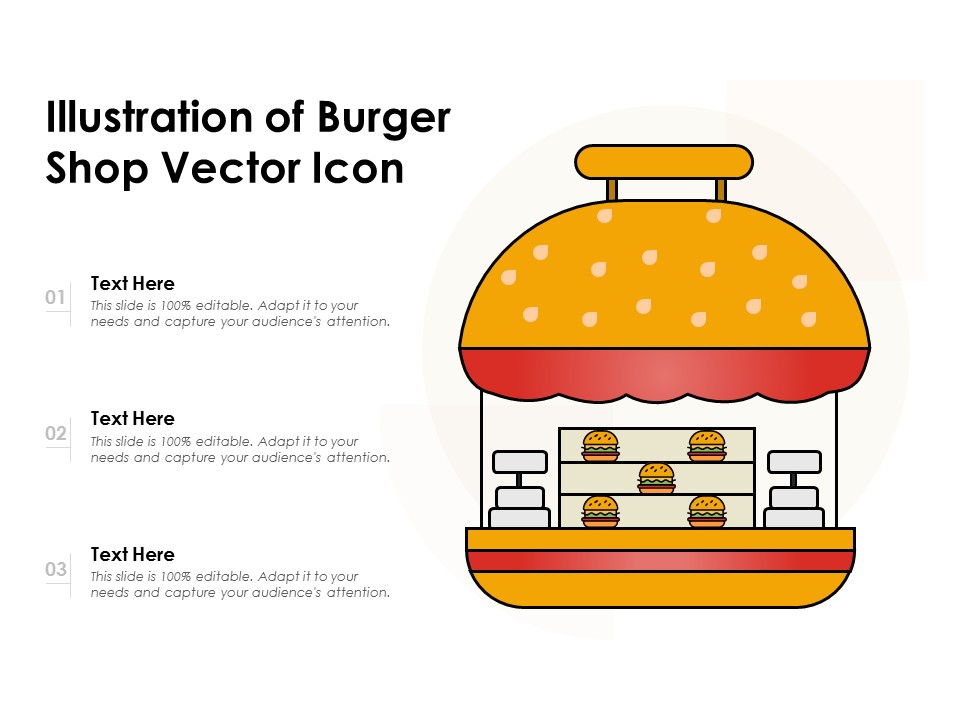 Illustration Of Burger Shop Vector Icon Ppt PowerPoint Presentation Inspiration Samples