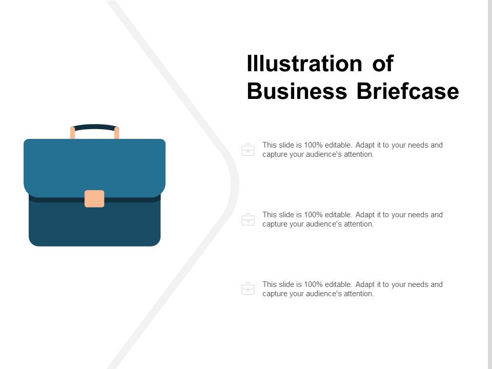 Illustration Of Business Briefcase Ppt PowerPoint Presentation Infographics Slide Download