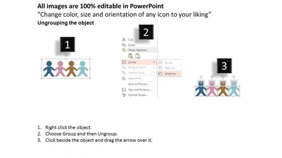 Illustration Of Four Learning Steps Powerpoint Template