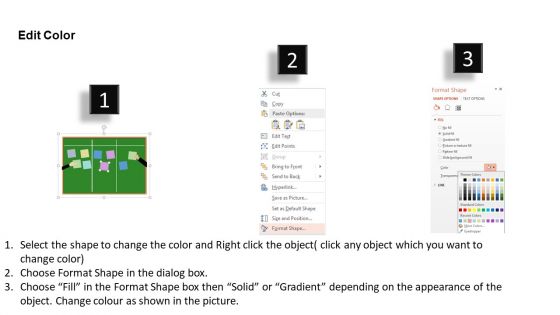Illustration Of Notice Board PowerPoint Template