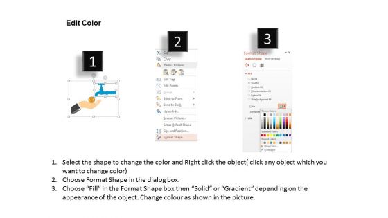 Illustration Of Save Money Concept Powerpoint Templates