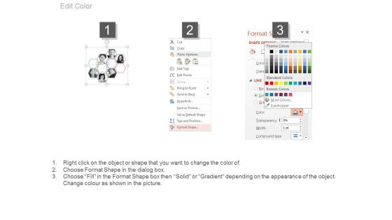 Illustration Of Team Collaboration Powerpoint Slides