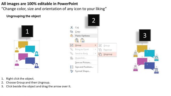 Illustration Of Teamwork In The Workplace Powerpoint Template