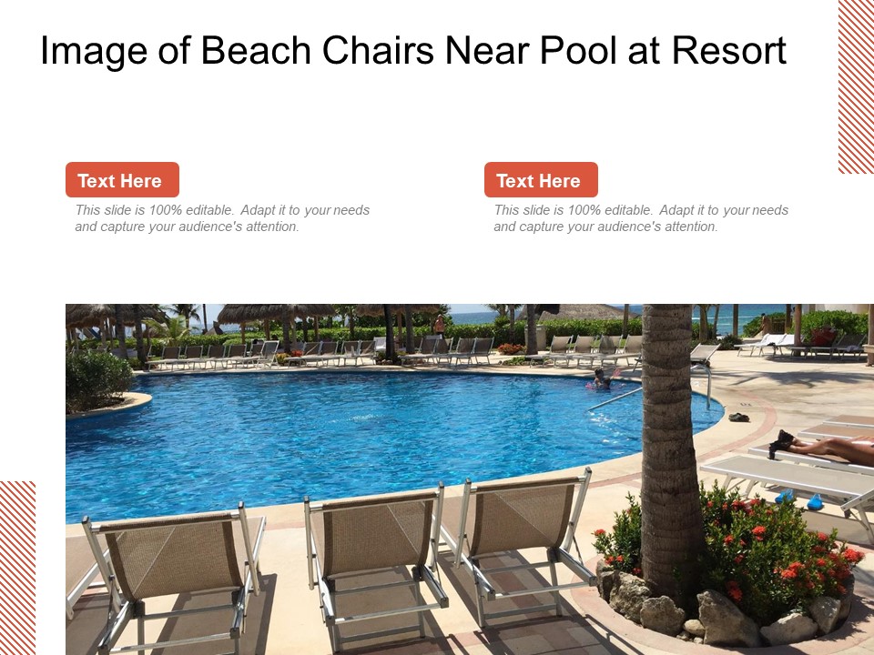 Image Of Beach Chairs Near Pool At Resort Ppt PowerPoint Presentation Icon Files PDF