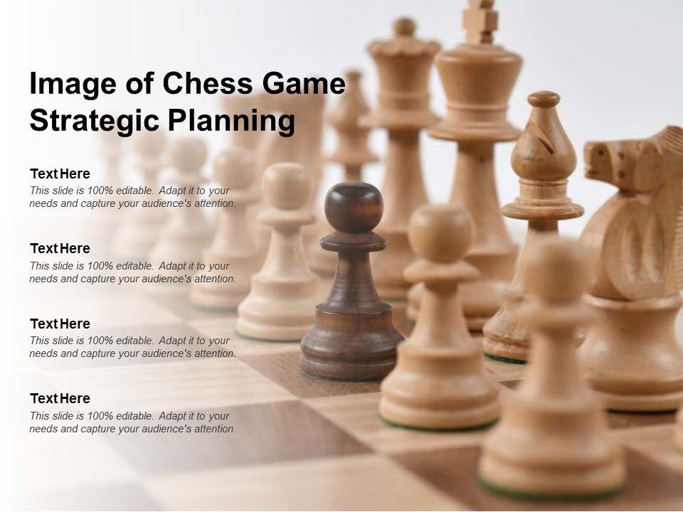 Image Of Chess Game Strategic Planning Ppt PowerPoint Presentation Summary Rules