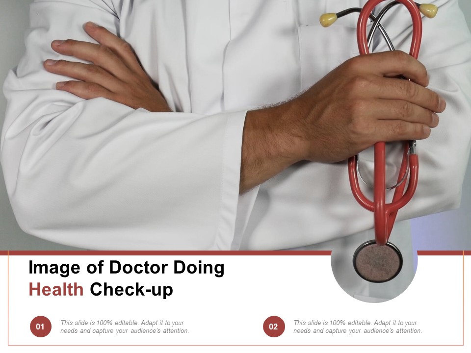 Image Of Doctor Doing Health Check Up Ppt PowerPoint Presentation File Visuals PDF