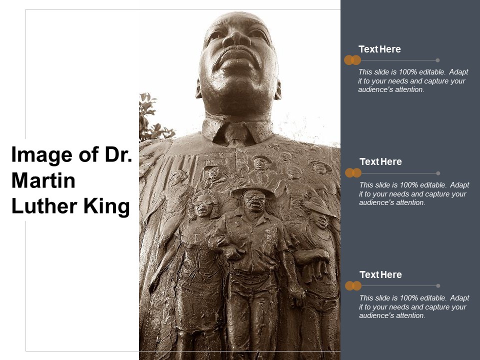Image Of Dr Martin Luther King Ppt PowerPoint Presentation File Format