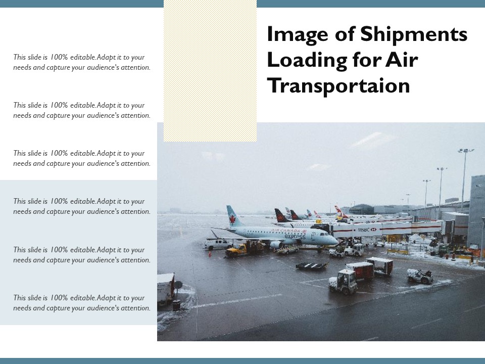 Image Of Shipments Loading For Air Transportaion Ppt PowerPoint Presentation File Sample PDF