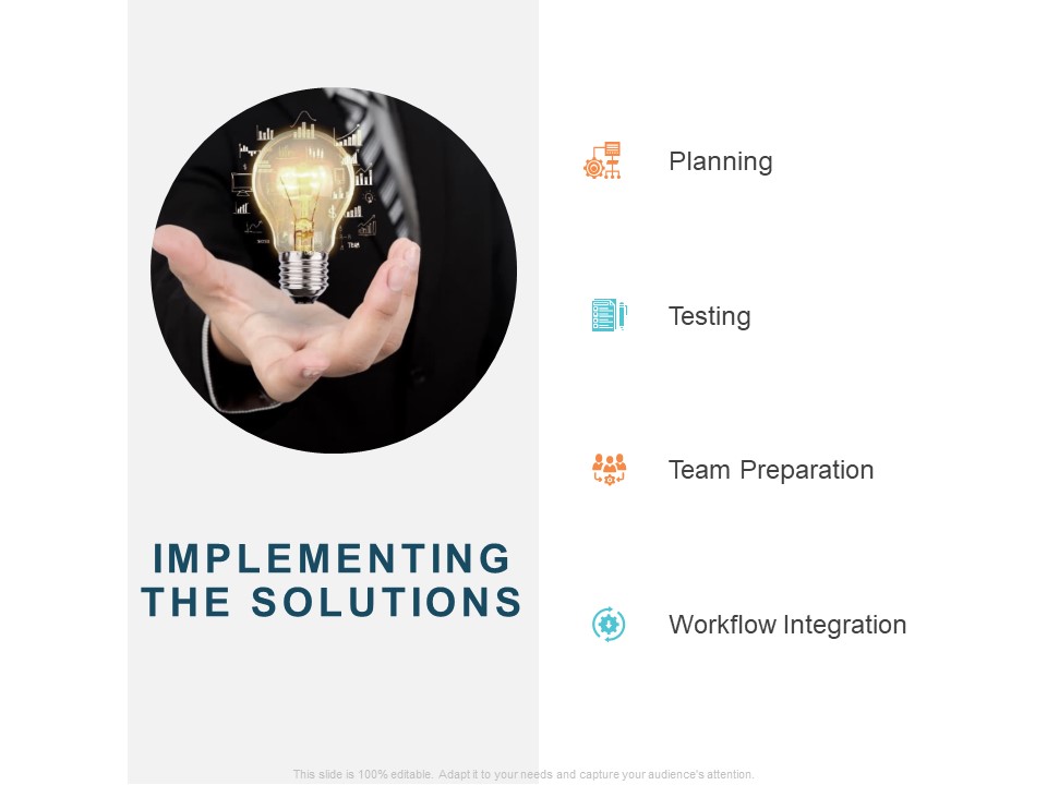 Implementing Digital Asset Management Implementing The Solutions Ppt Icon Show PDF