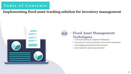 Implementing Fixed Asset Tracking Solution For Inventory Management Ppt PowerPoint Presentation Complete Deck With Slides
