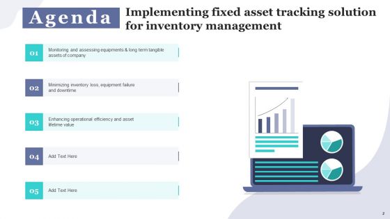 Implementing Fixed Asset Tracking Solution For Inventory Management Ppt PowerPoint Presentation Complete Deck With Slides