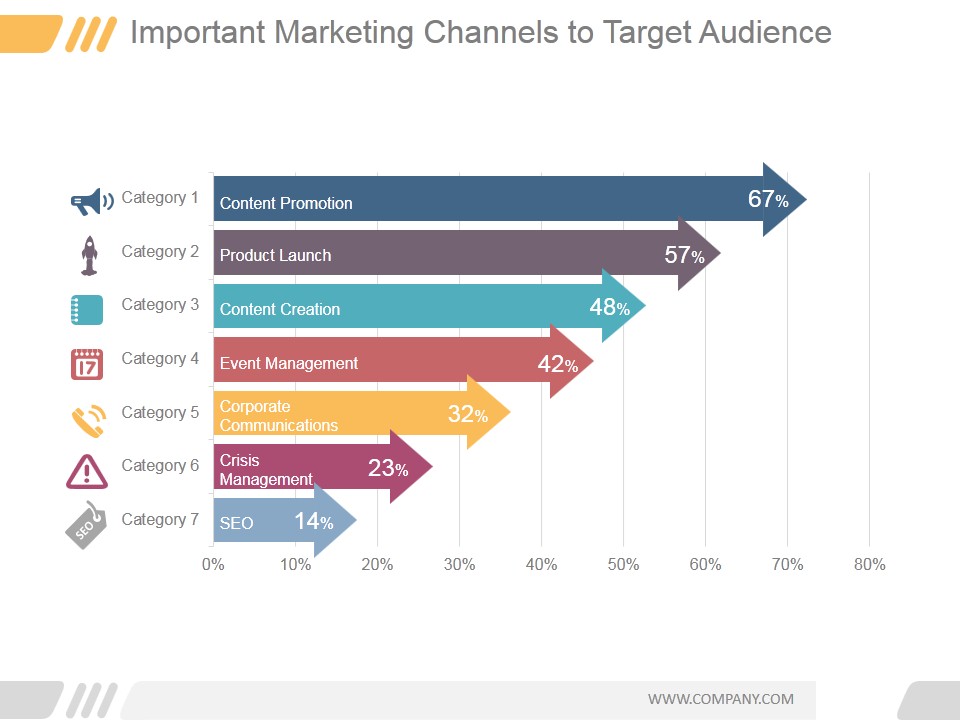 Important Marketing Channels To Target Audience Ppt PowerPoint Presentation Layout