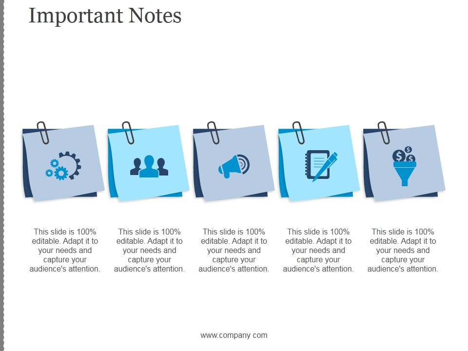 Important Notes Ppt PowerPoint Presentation Designs