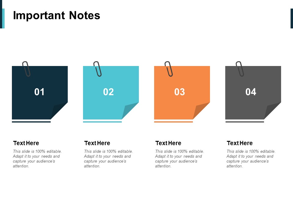 Important Notes Ppt PowerPoint Presentation Slides Themes