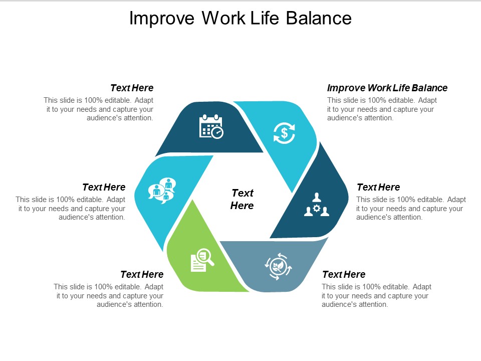 Improve Work Life Balance Ppt PowerPoint Presentation Styles File Formats Cpb