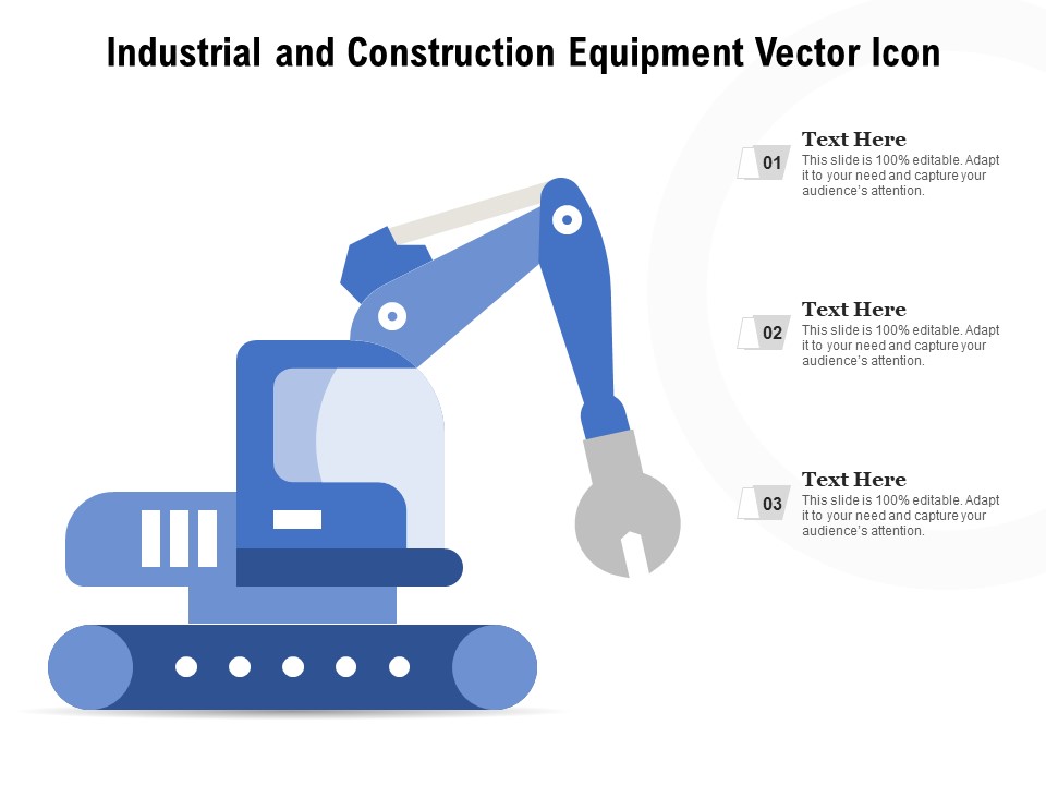 Industrial And Construction Equipment Vector Icon Ppt PowerPoint Presentation Gallery Graphics Download PDF