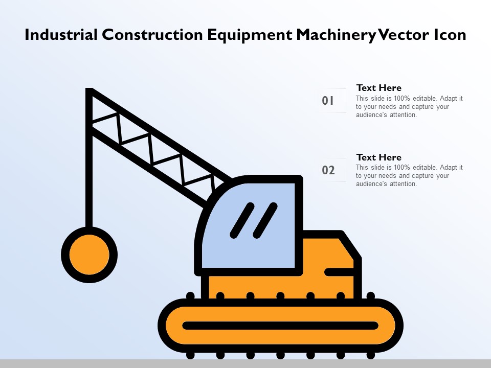 Industrial Construction Equipment Machinery Vector Icon Ppt PowerPoint Presentation Gallery Sample PDF