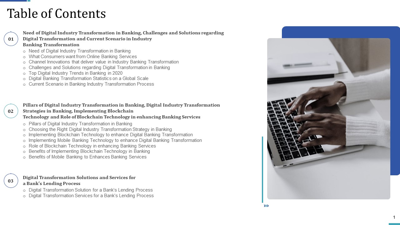 Industry Transformation Approaches Banking Sector Employee Development Table Of Contents Information PDF