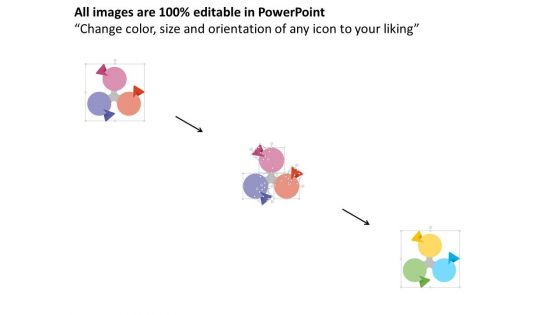 Infographic Design With Colored Label Set Powerpoint Templates