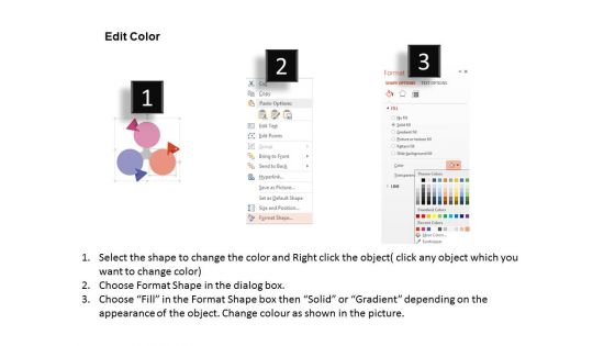 Infographic Design With Colored Label Set Powerpoint Templates