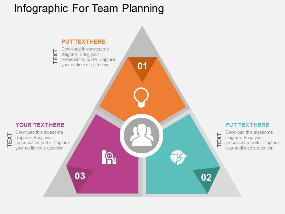 Infographic For Team Planning Powerpoint Templates