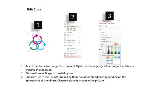 Infographic Of Circular Arrows Powerpoint Templates