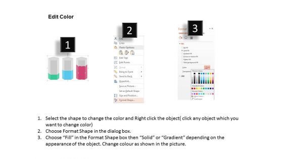 Infographic Of Three Growth Elements Powerpoint Template