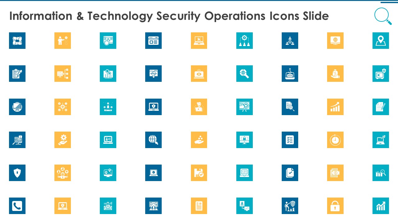 Information And Technology Security Operations Icons Slide Elements PDF