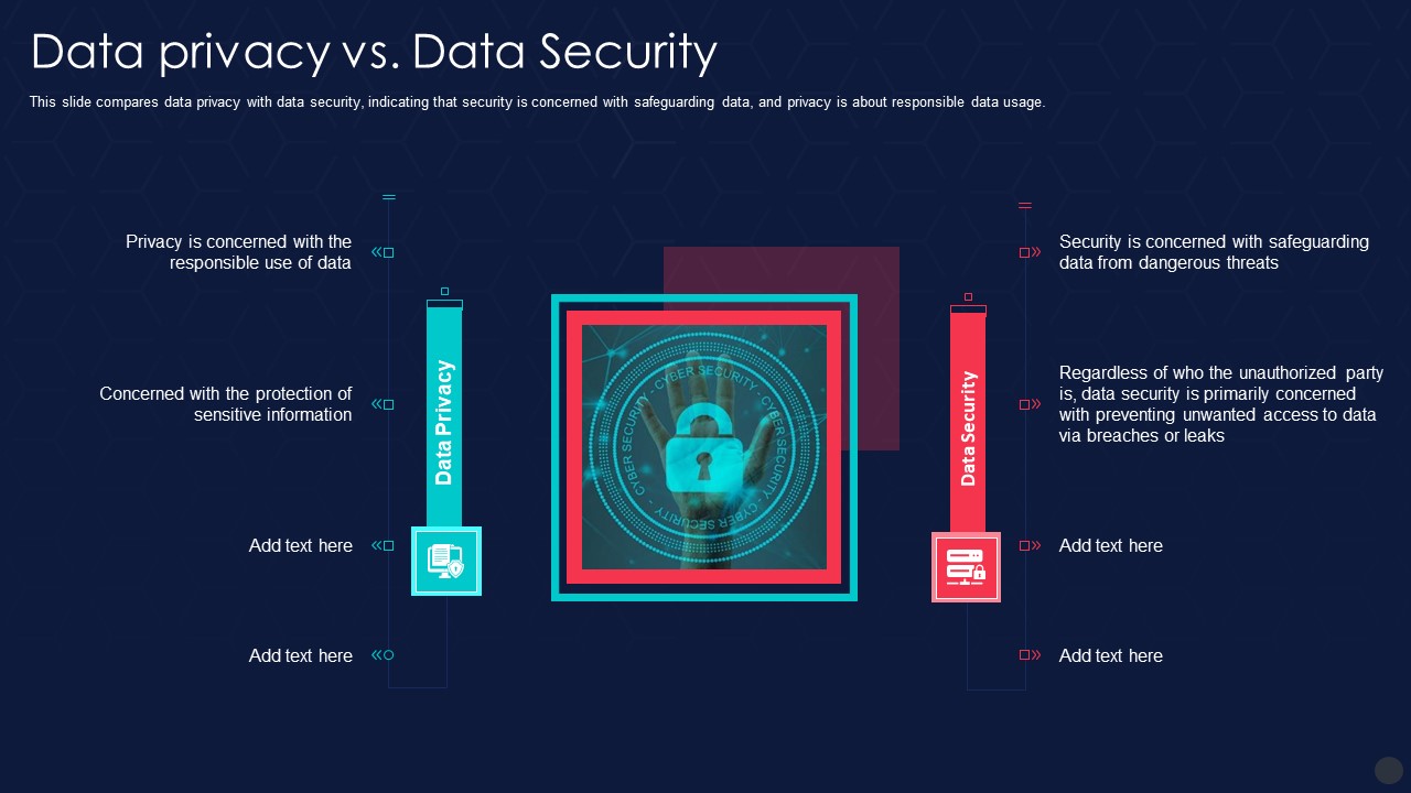Information Privacy IT Data Privacy Vs Data Security Professional PDF