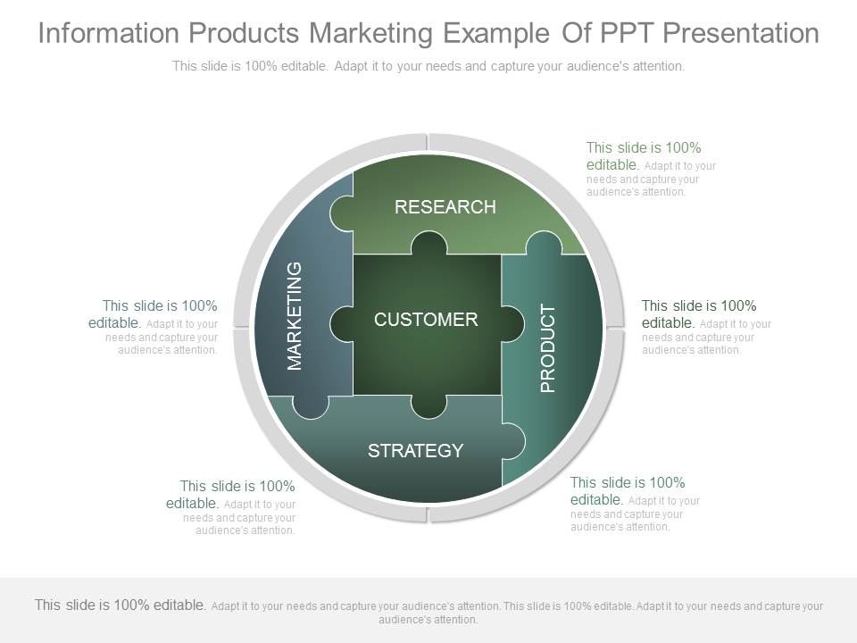Information Products Marketing Example Of Ppt Presentation