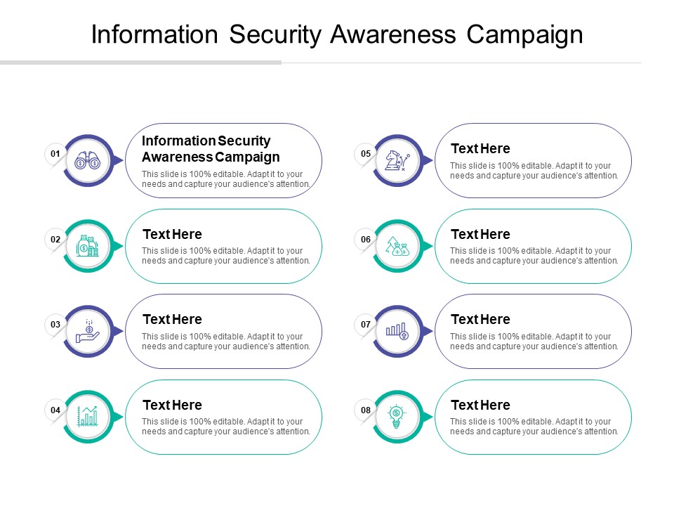 Information Security Awareness Campaign Ppt PowerPoint Presentation Slides Example Introduction Cpb