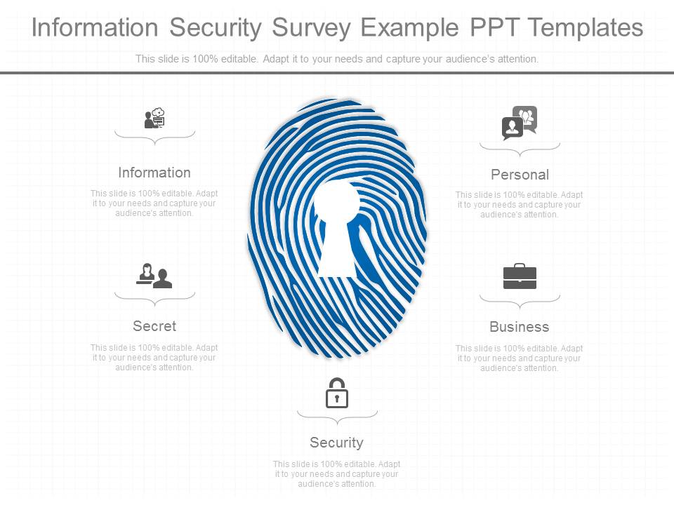 Information Security Survey Example Ppt Templates