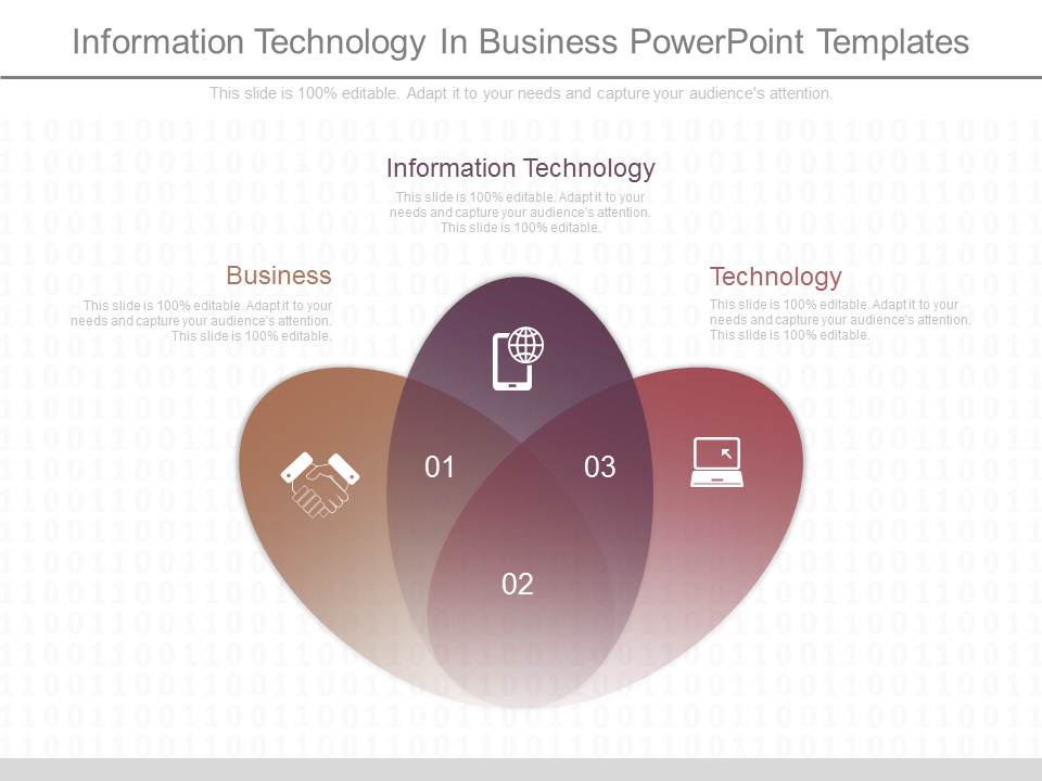 Information Technology In Business Powerpoint Templates
