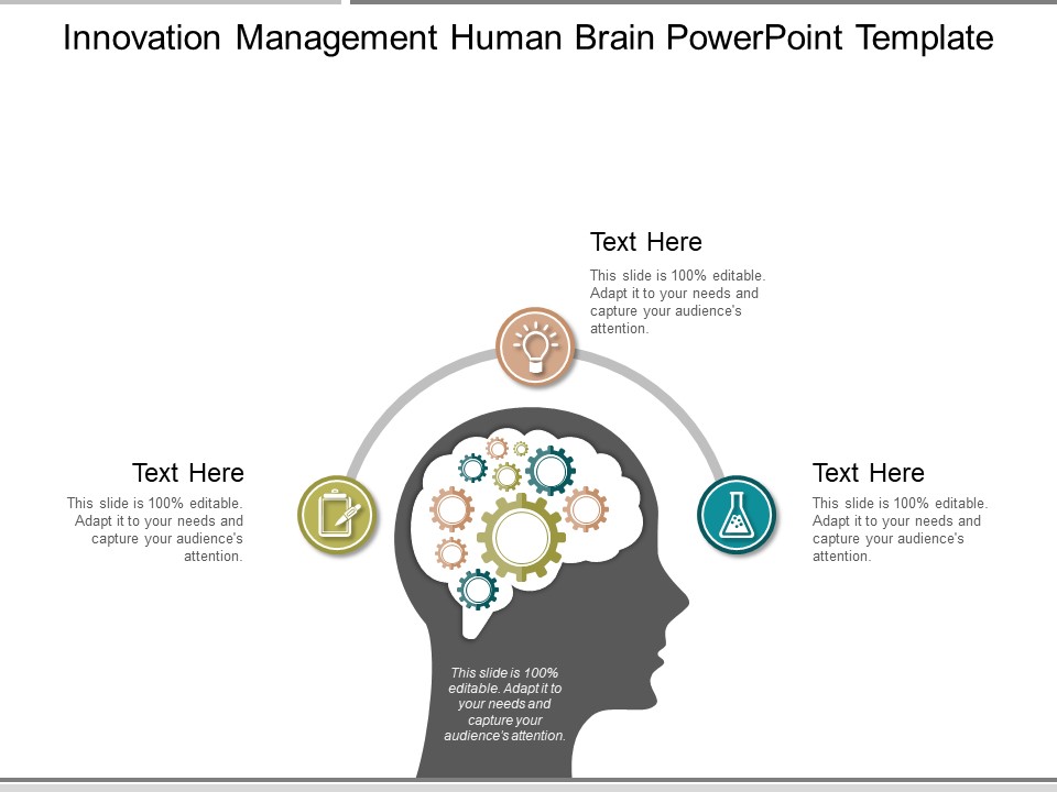 Innovation Management Human Brain Free PowerPoint Slide