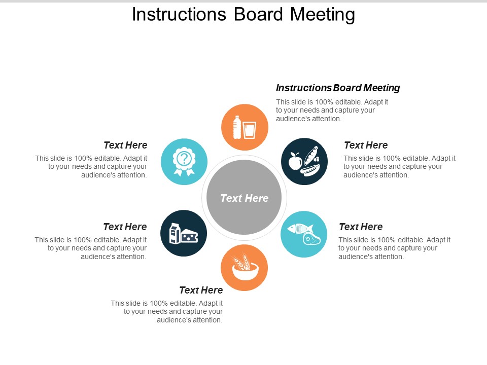 Instructions Board Meeting Ppt PowerPoint Presentation Professional Show Cpb