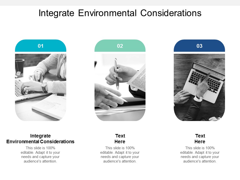 Integrate Environmental Considerations Ppt PowerPoint Presentation Slides Mockup Cpb
