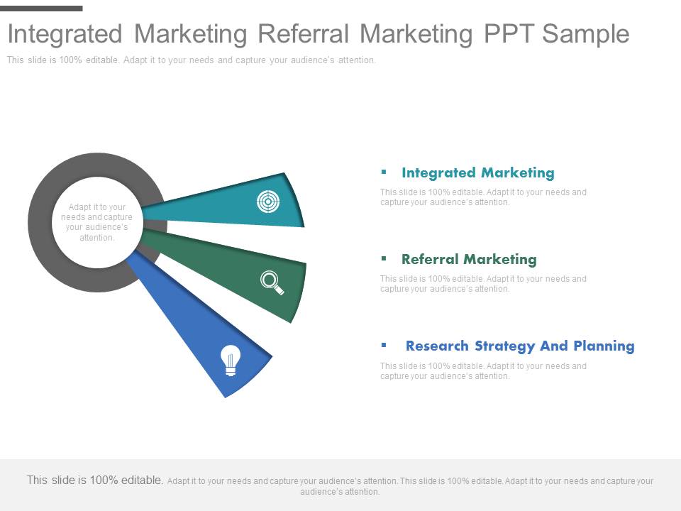 Integrated Marketing Referral Marketing Ppt Sample