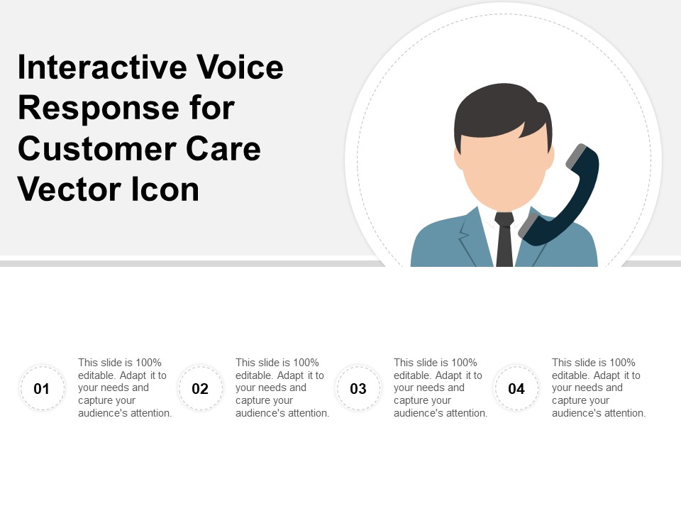 Interactive Voice Response For Customer Care Vector Icon Ppt PowerPoint Presentation Infographic Template Icon