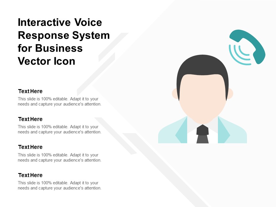 Interactive Voice Response System For Business Vector Icon Ppt PowerPoint Presentation Slides