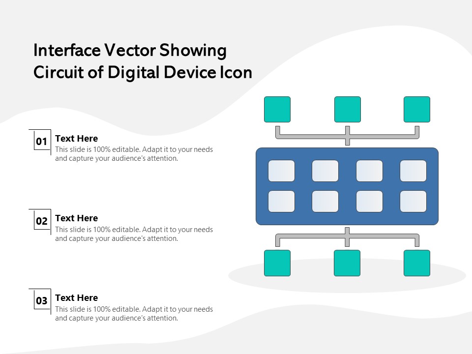 Interface Vector Showing Circuit Of Digital Device Icon Ppt PowerPoint Presentation Gallery Objects PDF