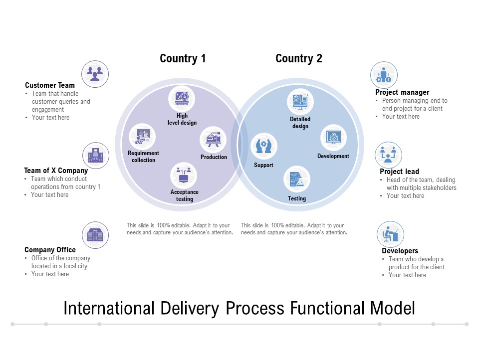 International Delivery Process Functional Model Ppt PowerPoint Presentation Pictures Format PDF