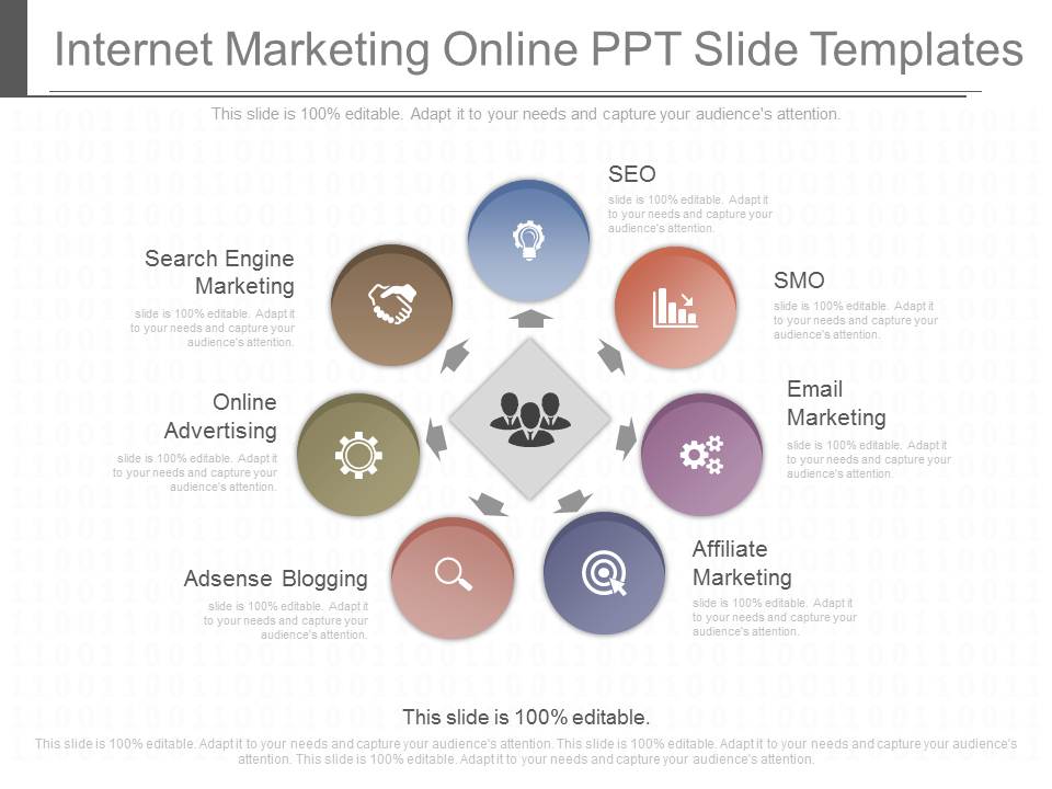 Internet Marketing Online Ppt Slide Templates