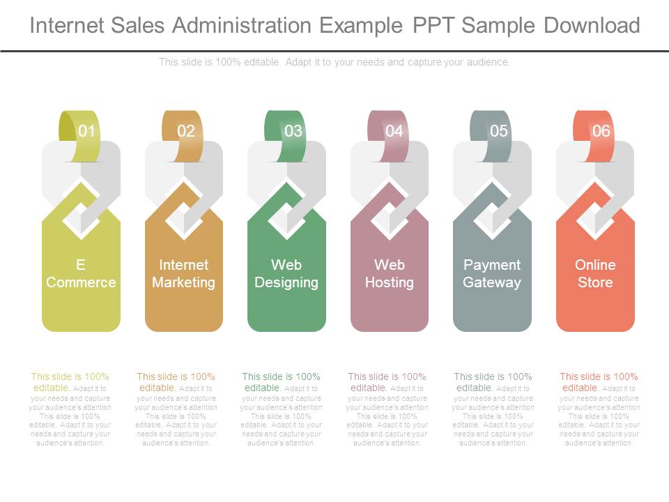 Internet Sales Administration Example Ppt Sample Download