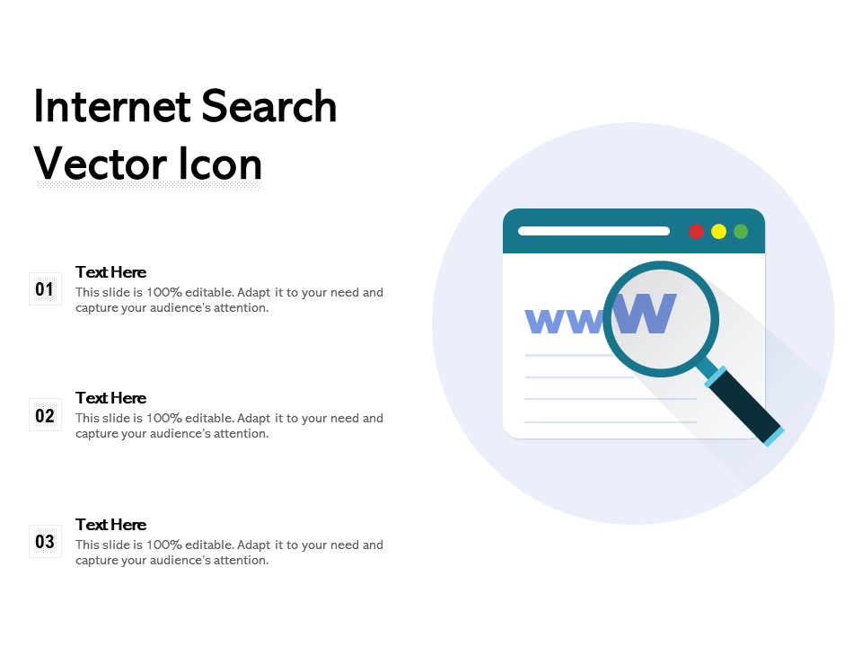 Internet Search Vector Icon Ppt PowerPoint Presentation Infographic Template Information PDF