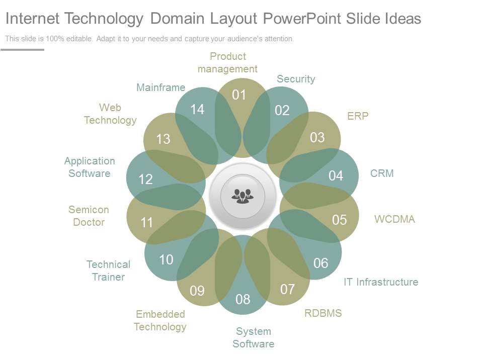Internet Technology Domain Layout Powerpoint Slide Ideas